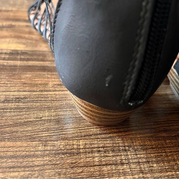 Rampage Ram-Santorini Gladiator Open Toe Sandal with Zipper and Buckle Size 9M - Picture 11 of 16